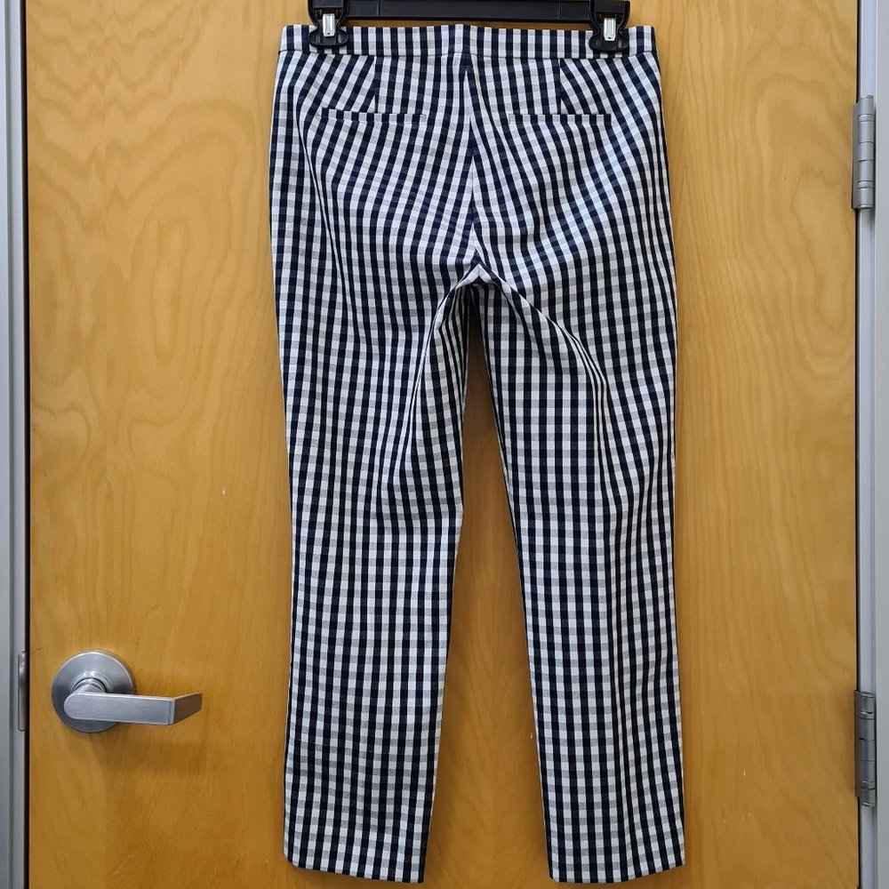 J.Crew NWT Martie Gingham Ankle Pants size 8 - Picture 7 of 9